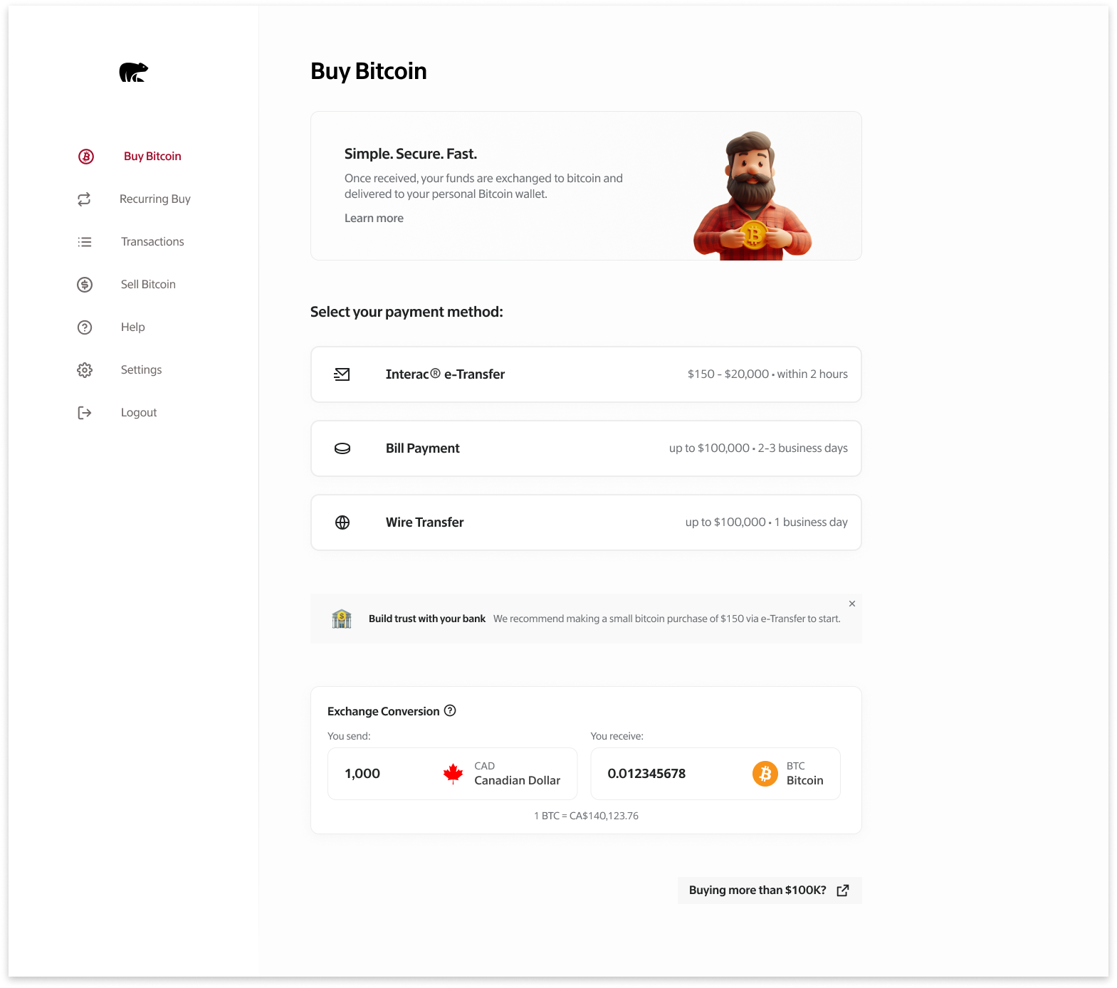 beaver-bitcoin-buy-bitcoin-web-ux